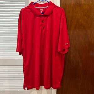 Reebok golf 3XLT red polo